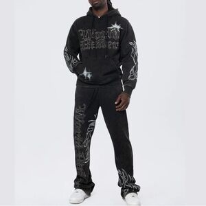 Smoke Rise Hoodie and fleece pant SET